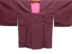 大正ロマン　切りビロード花模様道行コート